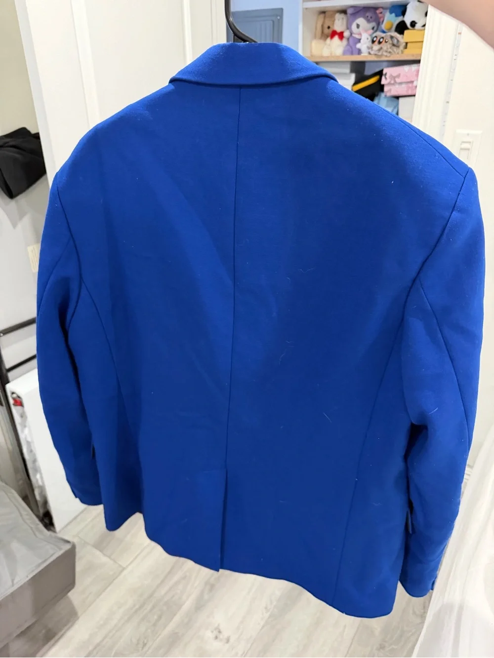Zara Royal Blue Double-Breasted Blazer